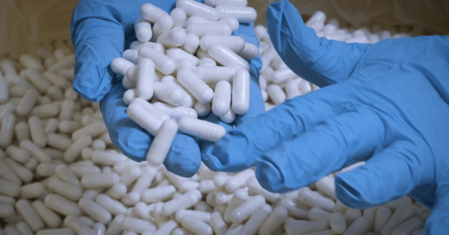 Food supplement capsules manufactured by Involutus